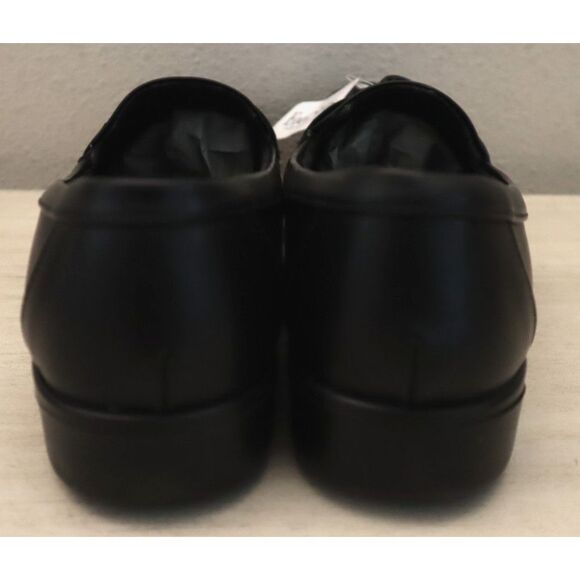 FootSteps FS3430 Women's Sz 12M Black PU Leather Liberty Slip-On Dress Shoes SIB - Picture 3 of 11